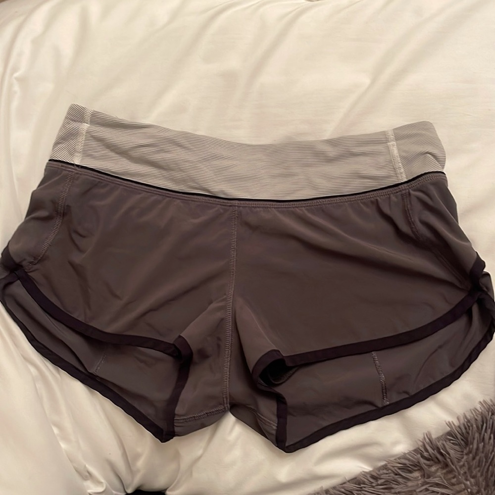 Lululemon Gray Speed Up Shorts